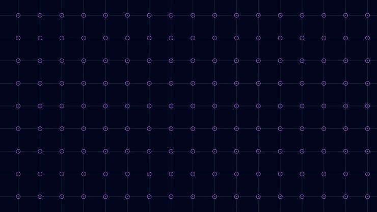 Digitalt fantasi geometrisk rutenettmønster med neonringer