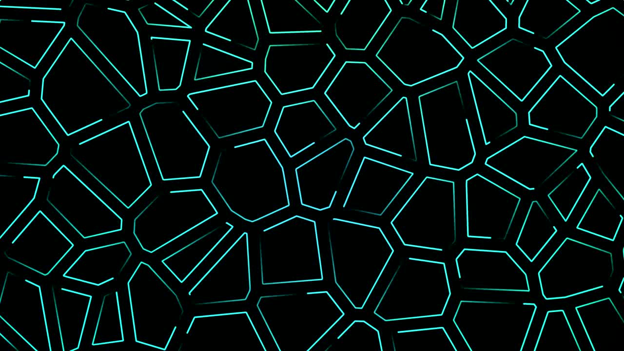 Abstract neon motion background loop blue