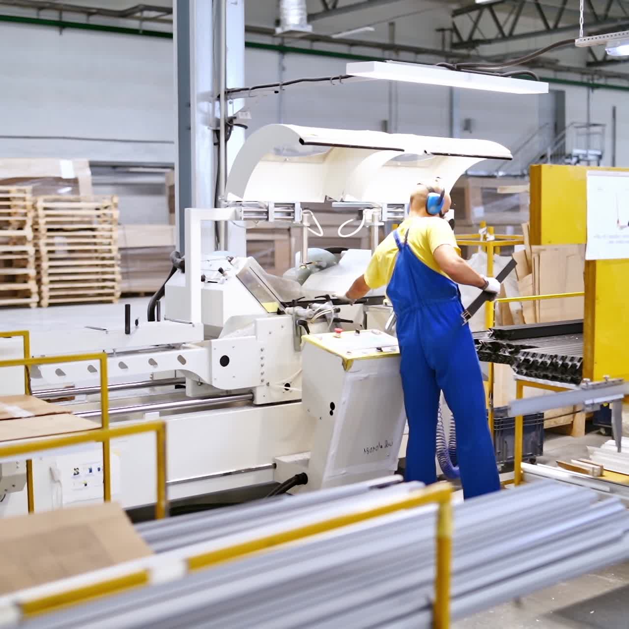 Production and assembly in factory