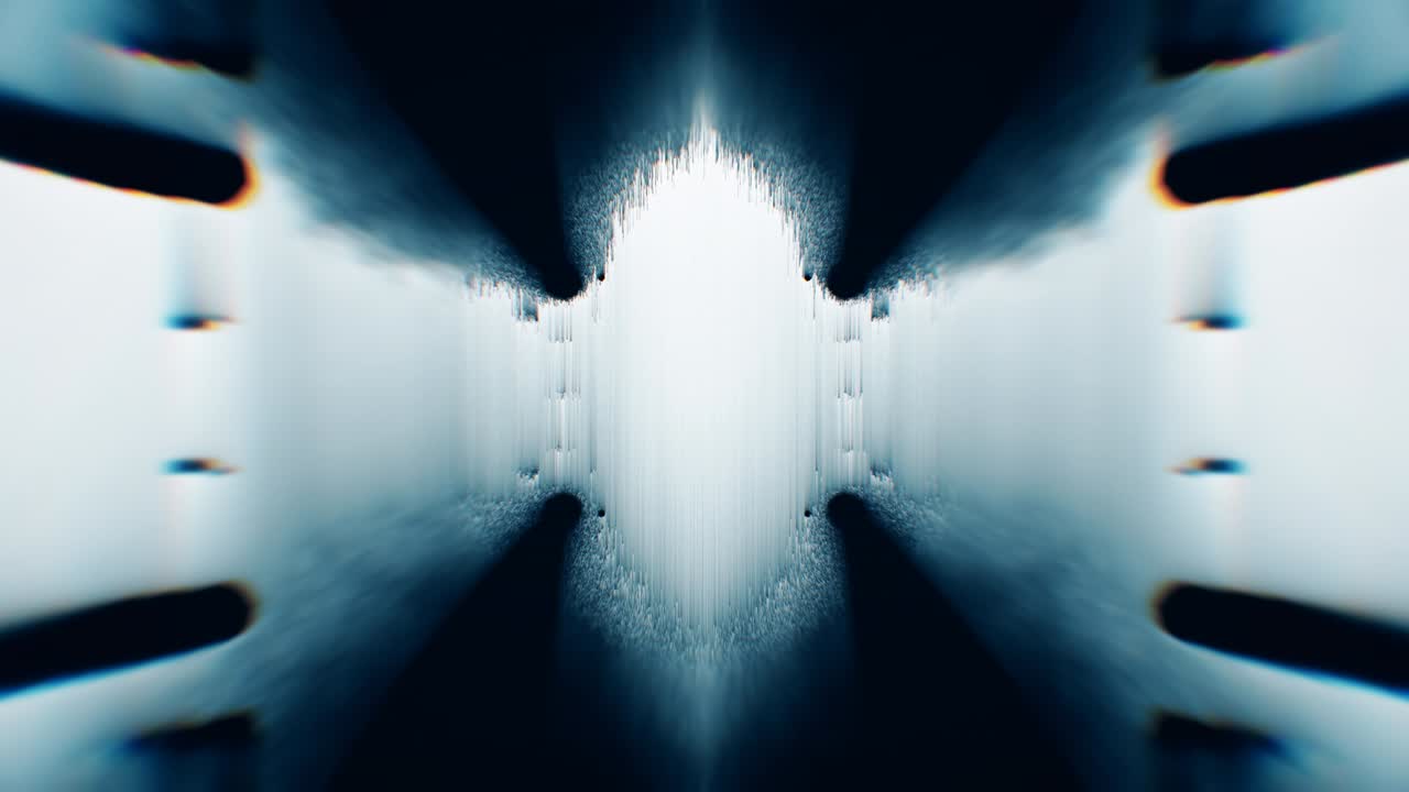 추상적인 레이저 조명. 레이저 터널. 스트로브 조명. vj 루프