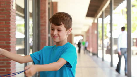 Little-boy-holding-shopping-bag