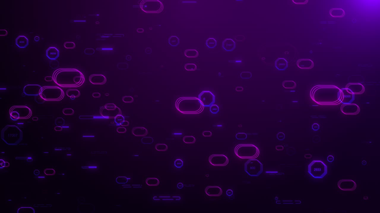 Abstract Futuristic Neon Background