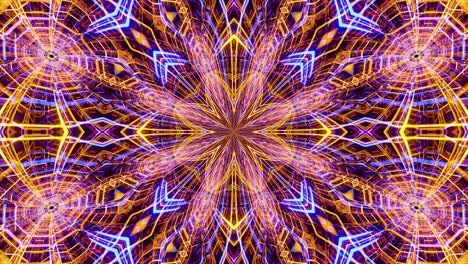 kaleidoscope video background for vj vertical looped video