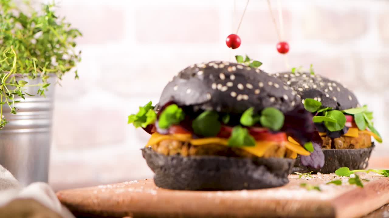 hamburguesas de verduras a la parrilla