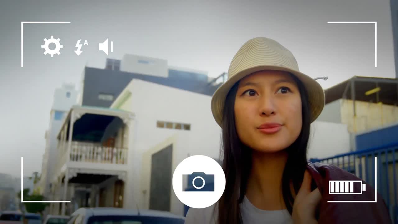 se está tomando una foto de una mujer joven