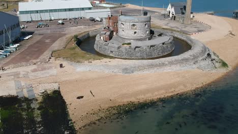 calshot castle reveal run in from a distance