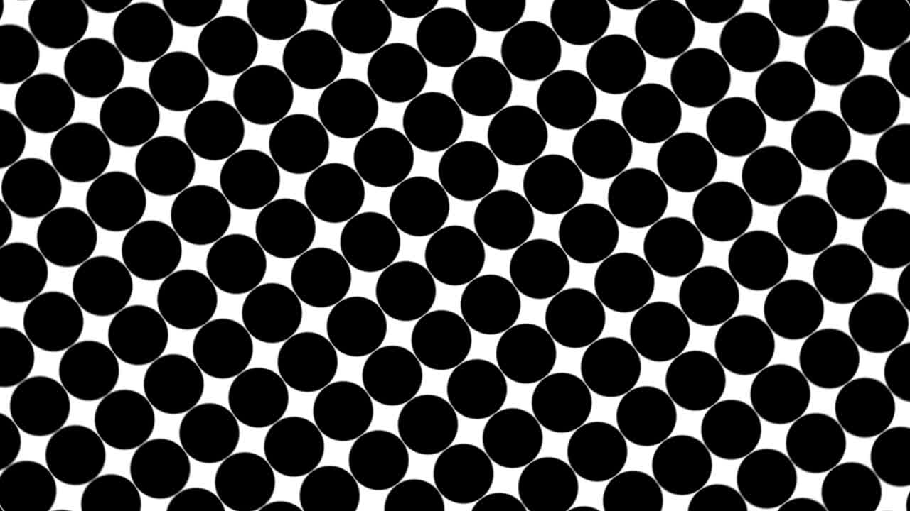 Big black polka dots - simple retro pattern for creative, 3d render, black polka dot on white background