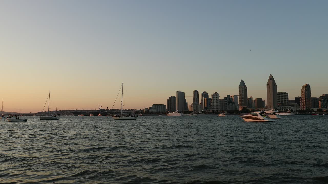 Cityscape of San Diego downtown, California, USA