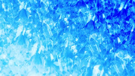 vista de cerca del iceberg. fondo de hielo de invierno abstracto. piezas de hielo. nieve fría. azul claro. animación 3d de hielo triturado. animación de bucle.