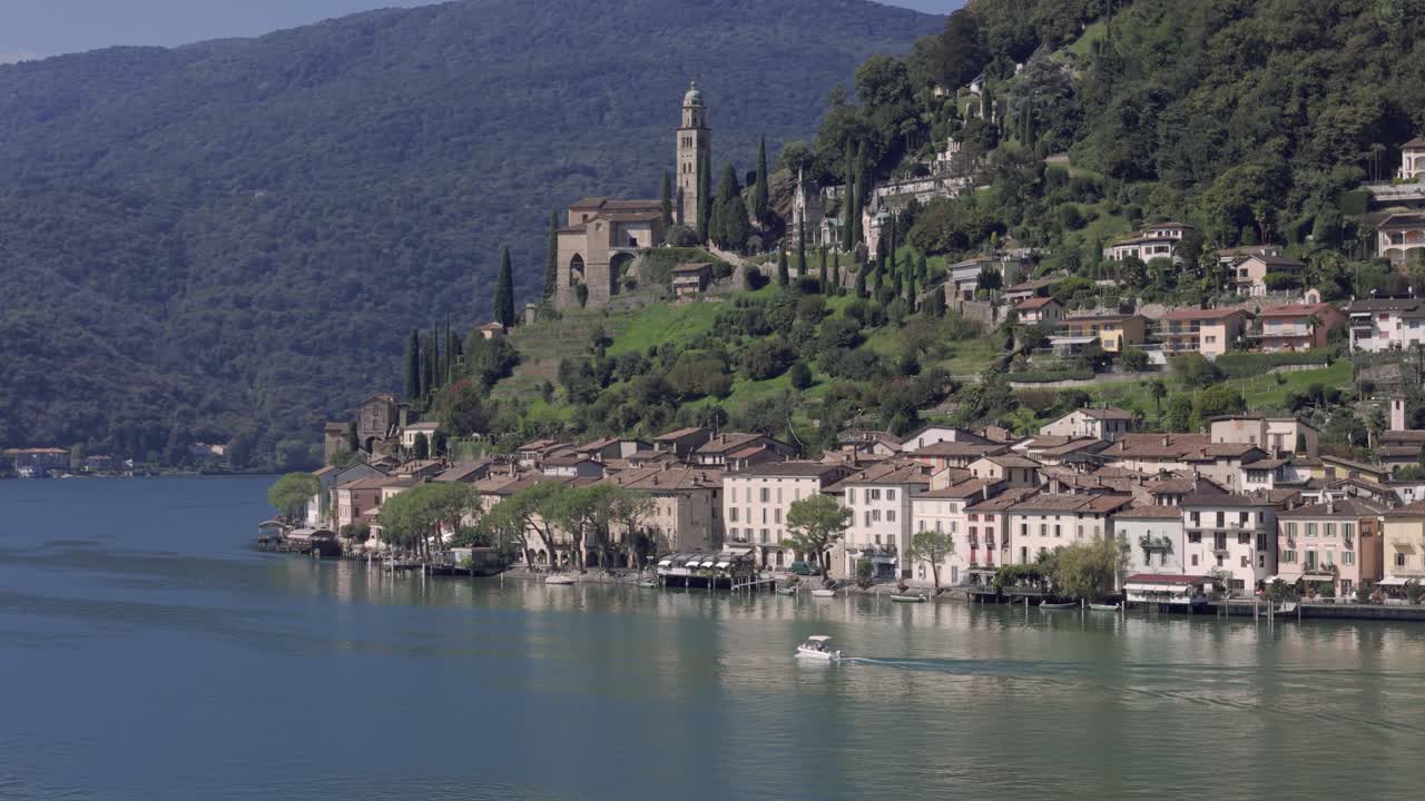 Drone view of Morcoto, nice summer day