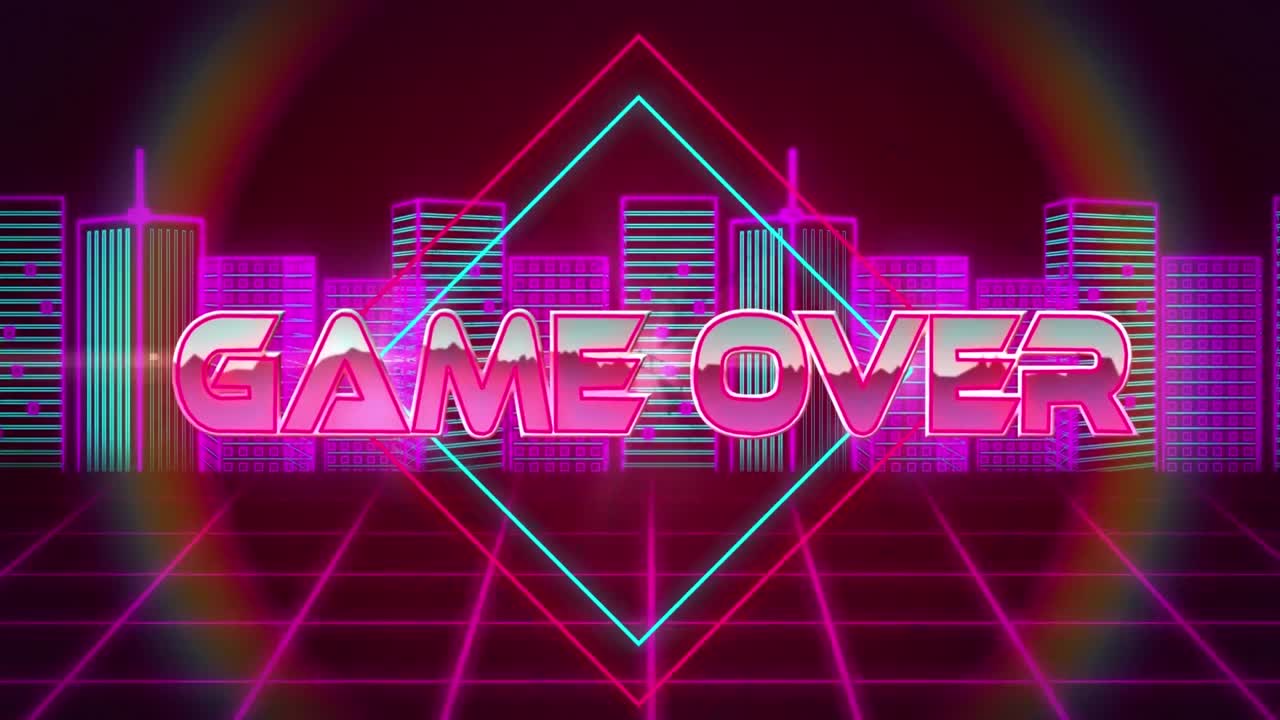 게임의 애니메이션 오버 오버  ⁇ 터 시티 레드 디지털 스페이스