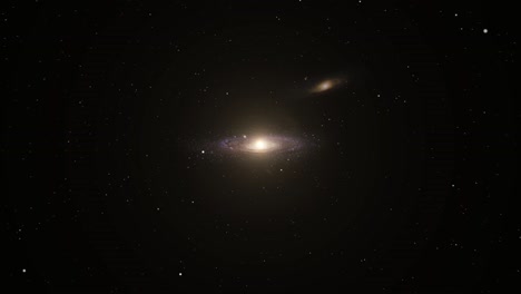 Dos-Galaxias-Cercanas-En-El-Universo