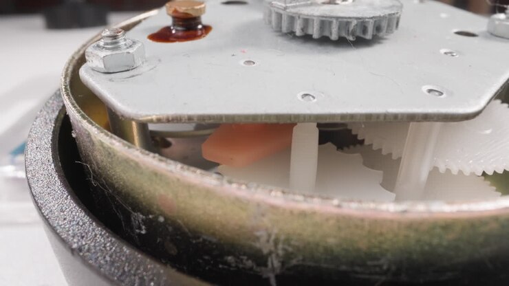 Timelapse intervalometer open mechanism at repairing shop
