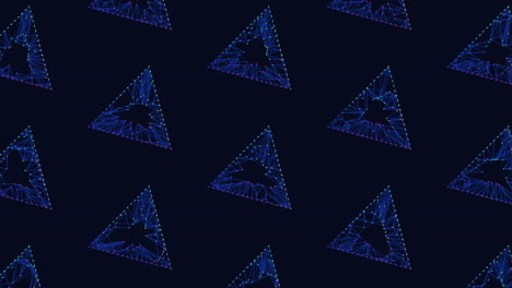 Digital-seamless-triangles-pattern-with-neon-dots-on-black-gradient