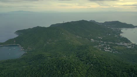 koh tao thailand aerial view