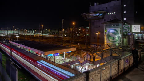 munich hackerbrücke night timelapse