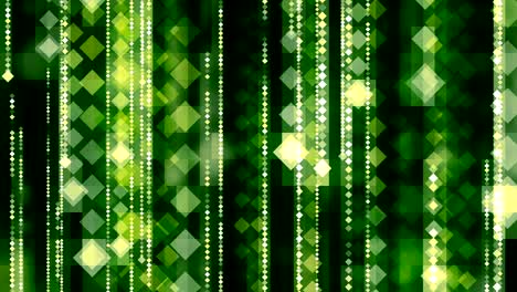 matriz de datos de diamante verde