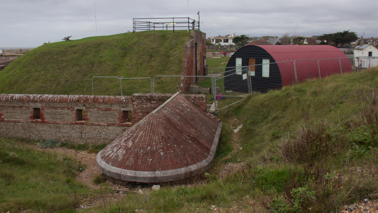 Panoramica del lato est del Forte di Shoreham