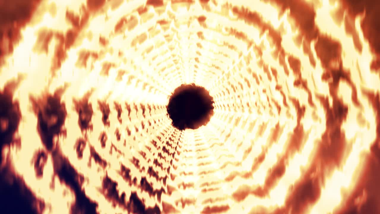 animación de túnel de círculo 3d gráficos de movimiento