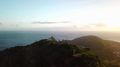 Hawaii---Vuelo-Panorámico-2-Del-Cráter-De-La-Cabeza-De-Koko