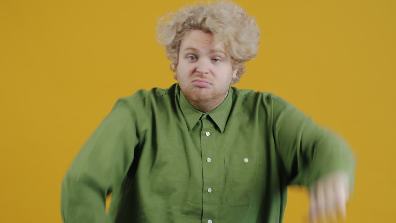 Man Showing Disapproval