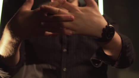 Hands Posing