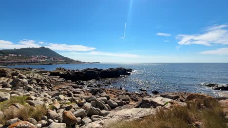 beautiful coastal view with rocks and ocean