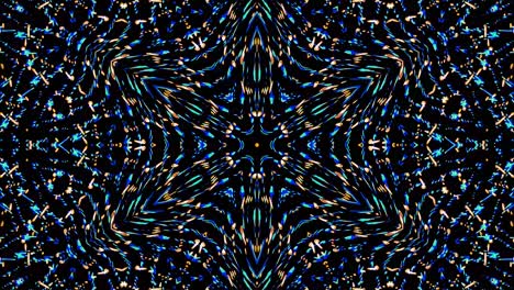 abstract kaleidoscope shining beautiful red blue line smooth motion with shining light motion