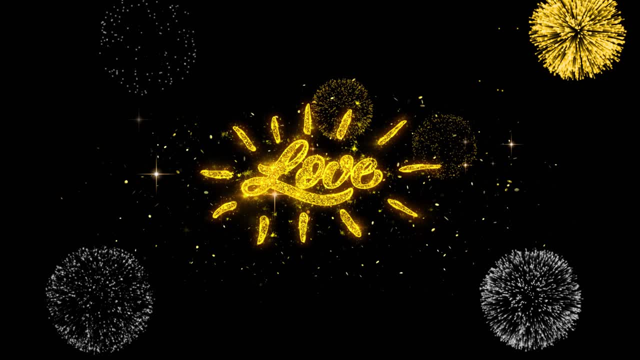 Golden Love Fireworks