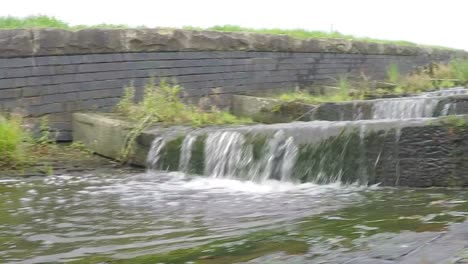 Dam-waterway-with-flowing-water