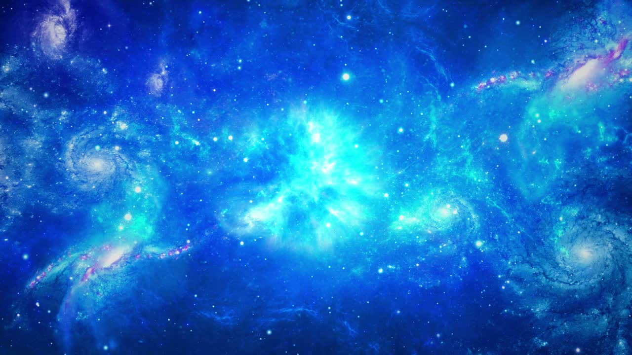 4K Seamless loop Animation space flight into The dusty side of the Sword of Orion.