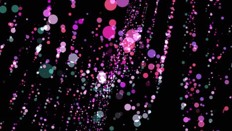 colorful abstract background with glowing circles