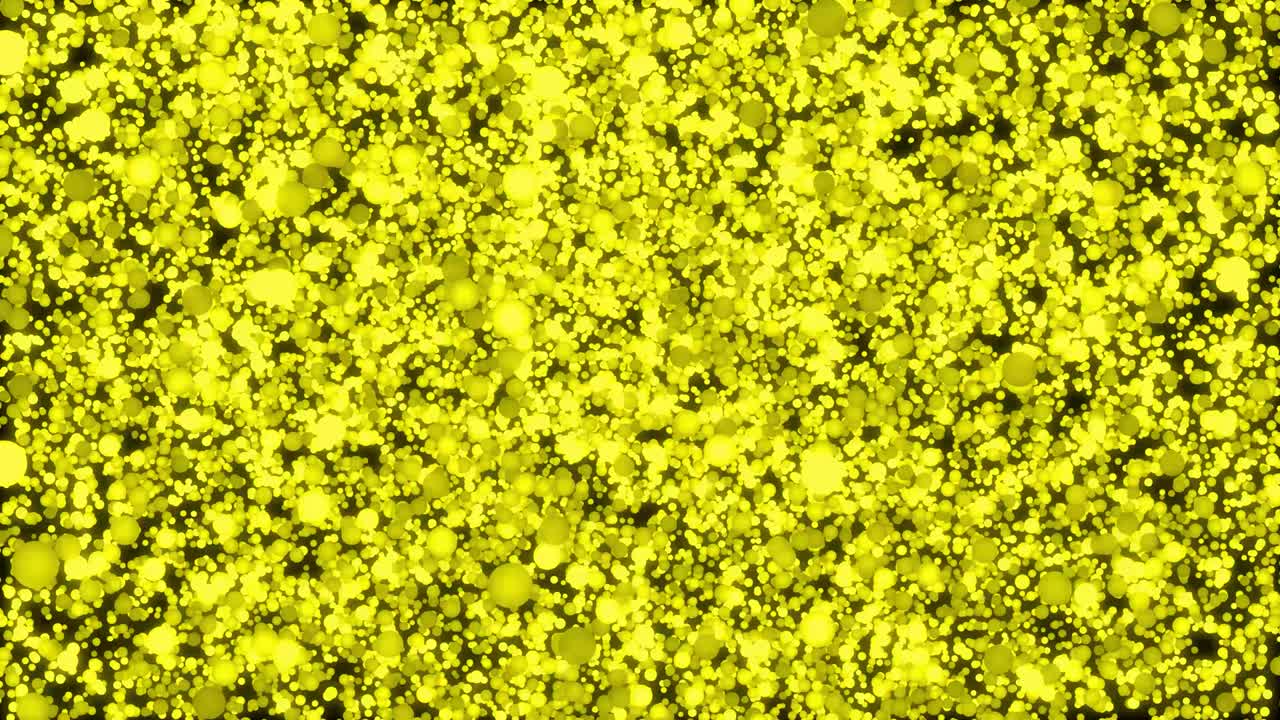 중간 크기의 점 공이 움직이는 애니메이션 모션 그래픽