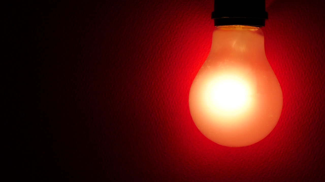 Lampadina con spazio per il testo
