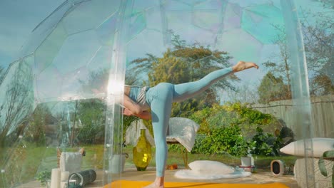 Young-asian-woman-doing-yoga-poses