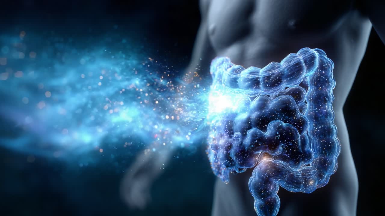 A Deep Dive into the Human Digestive System's Mysteries, Illustrating the Complex Connections Between Gut Health and Overall Wellness Through Imaginative Visuals