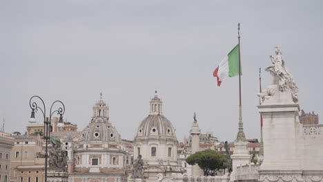 piazza venezia in rome, italy
