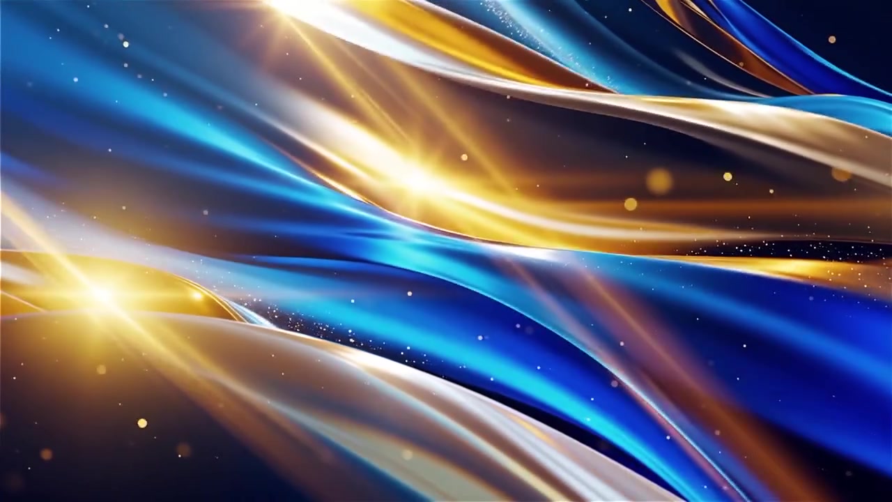 Abstract Flowing Light Waves Background