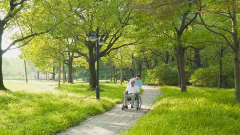 home health care support, conversation or nurse holding hands with old man for help, senior care or patient empathy