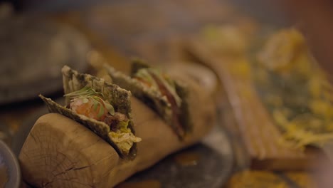 delicious salmon tacos