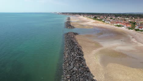 hermosa playa costa de middleton sussex inglaterra - antena