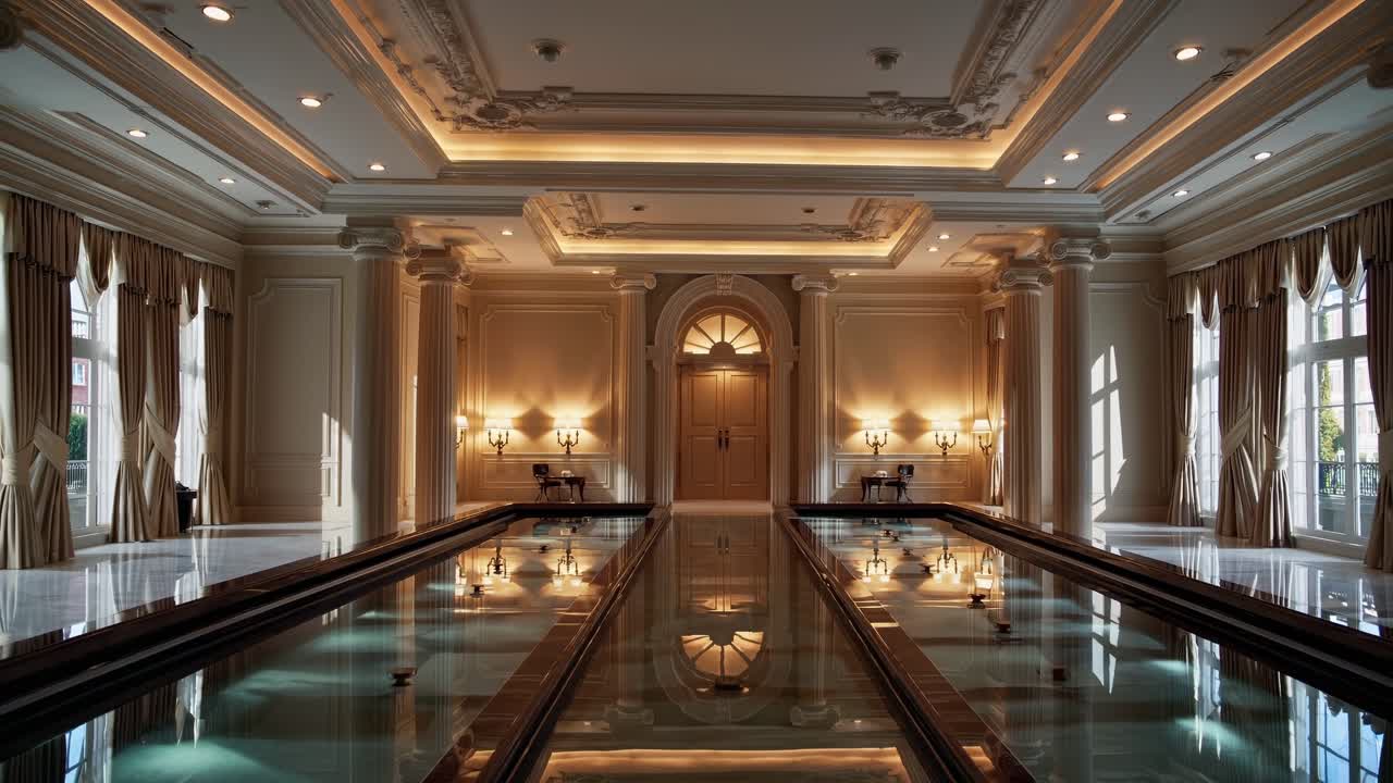 Grand Hall with Water Features