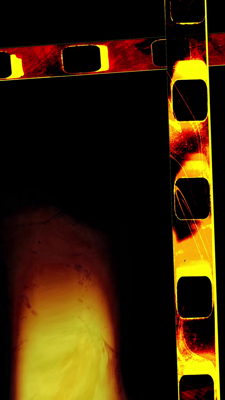 Efeito de Sobreposição Abstrato de Queima de Filme e Vazamento de Luz