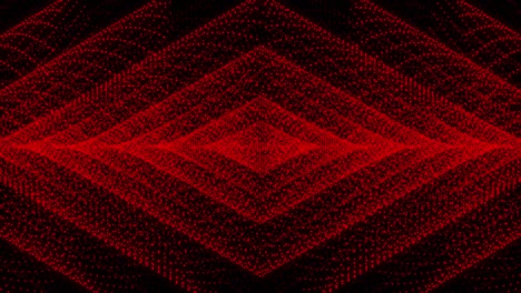 patrón de forma de punto rojo animación gráficos de movimiento