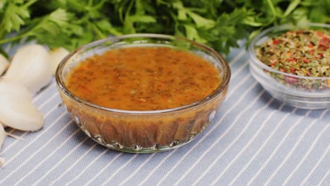 Preparing a Herb Sauce