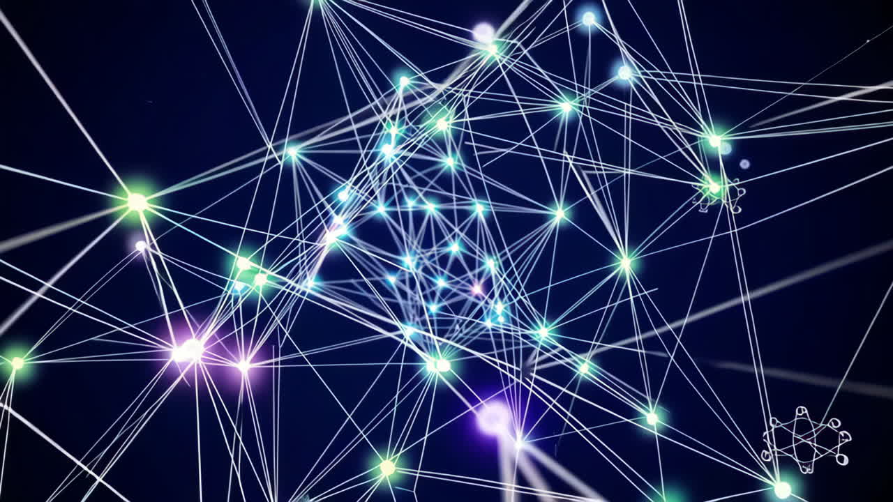 visualización de la red abstracta