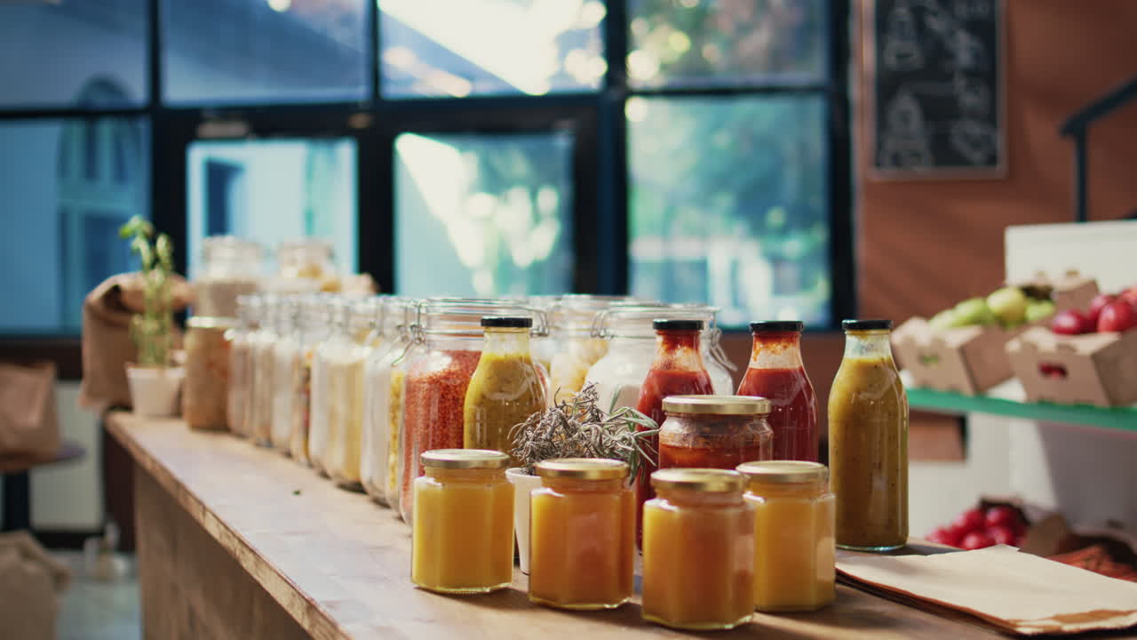 환경 친화적인 슈퍼마켓에서 화학물질이 없는 요리 용품