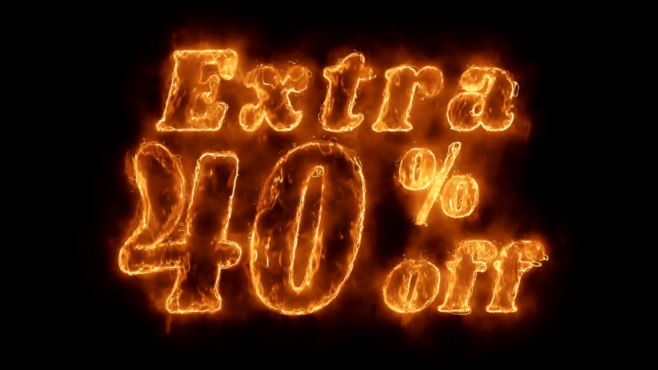 추가 40% 할인 핫 애니메이션 불타는 현실적인 불 불꽃 루프