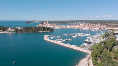Croatia-Boat-Harbor-Port-on-Adriatic-Sea-Coast