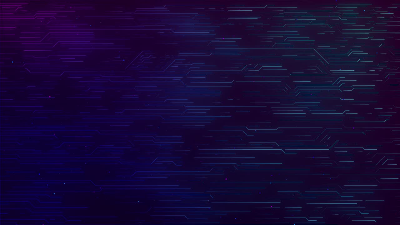 Digital abstract ai circuit board background technology connected blue lines with electronics